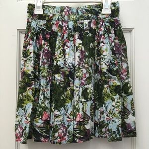TROPICAL PRINT SKIRT